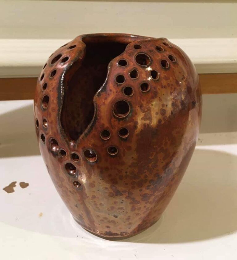 Kerstin Robb Ceramics All Dressed Up Vessel BROCHURE 768x842