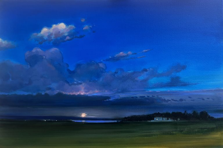 MOONRISE ON THE WAY TO ST ANDREWS 768x508
