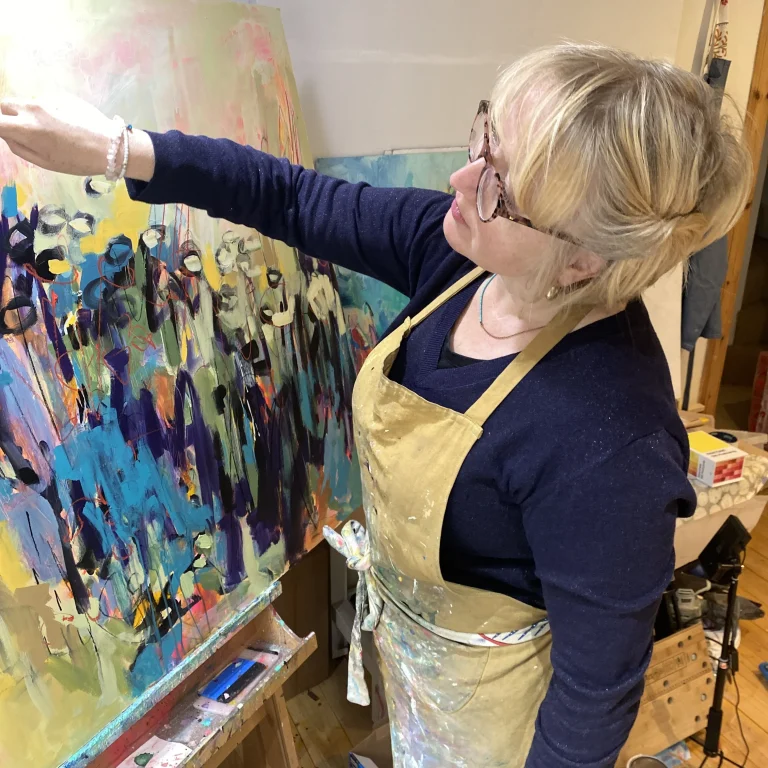 OS Jo Perkins Art @The Bield no1. at work 768x768