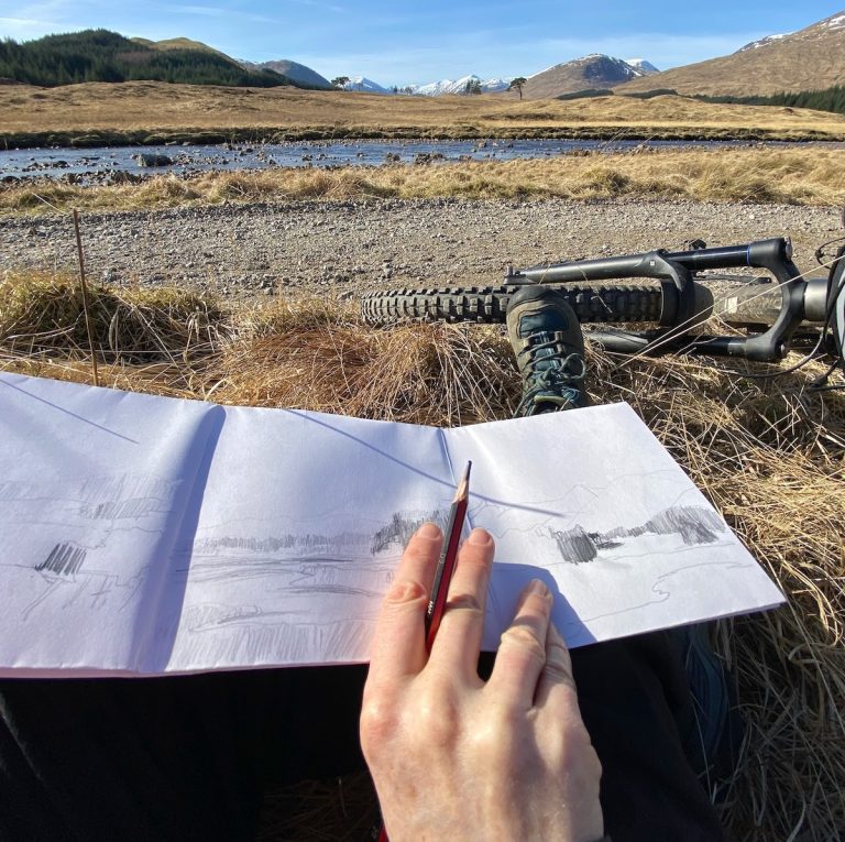 Sketching and traveling light