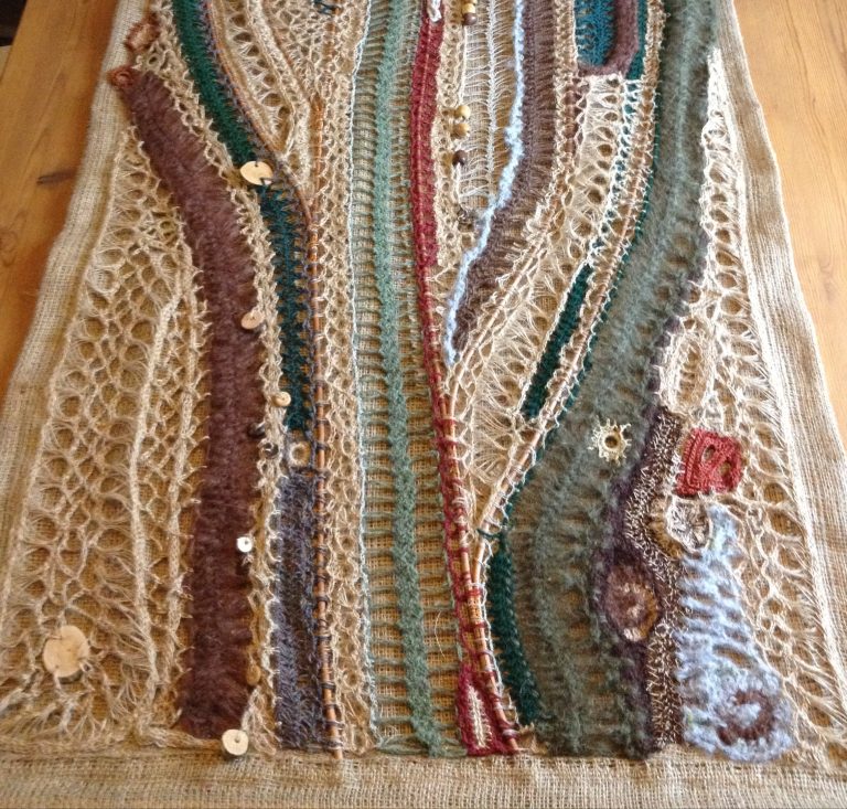 Mixed media wallhanging 2